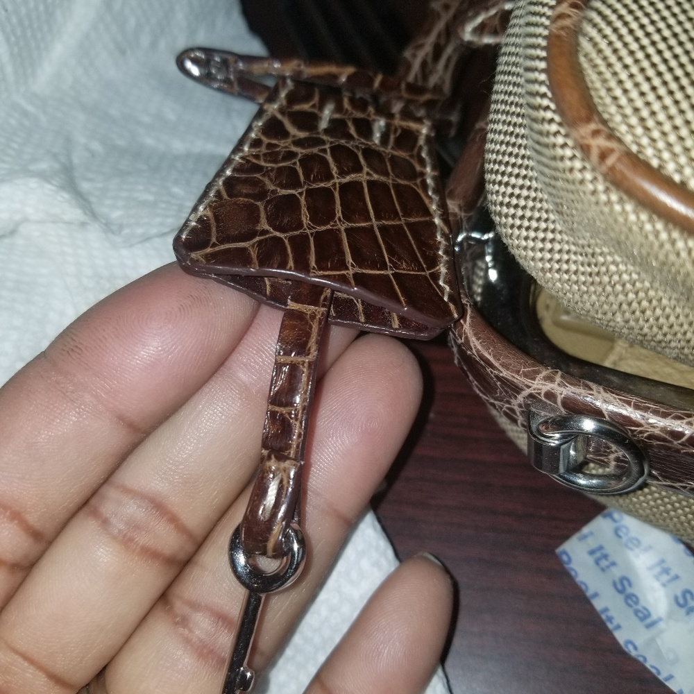 Prada Logo Jacquard mini clutch - Picture 7 of 8